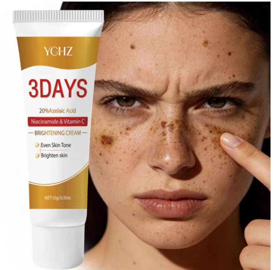 Three-Day Dark Spot Brightening Cream, Containing Niacinamide, Vitamin C, Collagen, Pore-Tightening Moisturizing Cream, Facial and Body Skincare