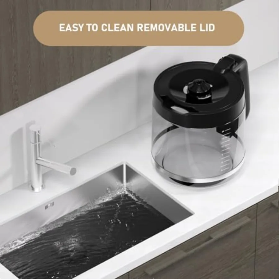 14-filiżankowy dzbanek do kawy DCM201, zamiennik kompatybilny z Ninja DCM201 DCM201CP DCM201BK Programmable XL 14Cup PR