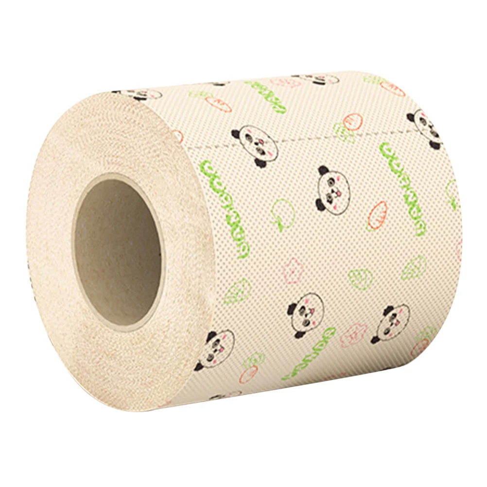 Rouleau de Papier Toilette Rose Mignon pour Décorations de Salle de Bain, en Pâte de Bambou à Motif de Krasnoïde