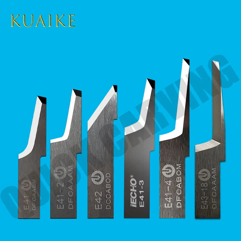 

10PCS IECHO Carbide Tungsten Oscillating Blade Cnc Digital Cutting Cutter Vibration Knife E41 E41-2 E41-3 E41-4 E42 E43-18