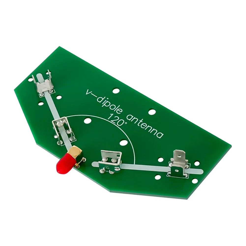 1set 137MHz V-shaped Dipole Antenna DIY Kit Satellite Aviation Cloud Map For Horn Rod Antenna Dipole Antenna Signal Reception