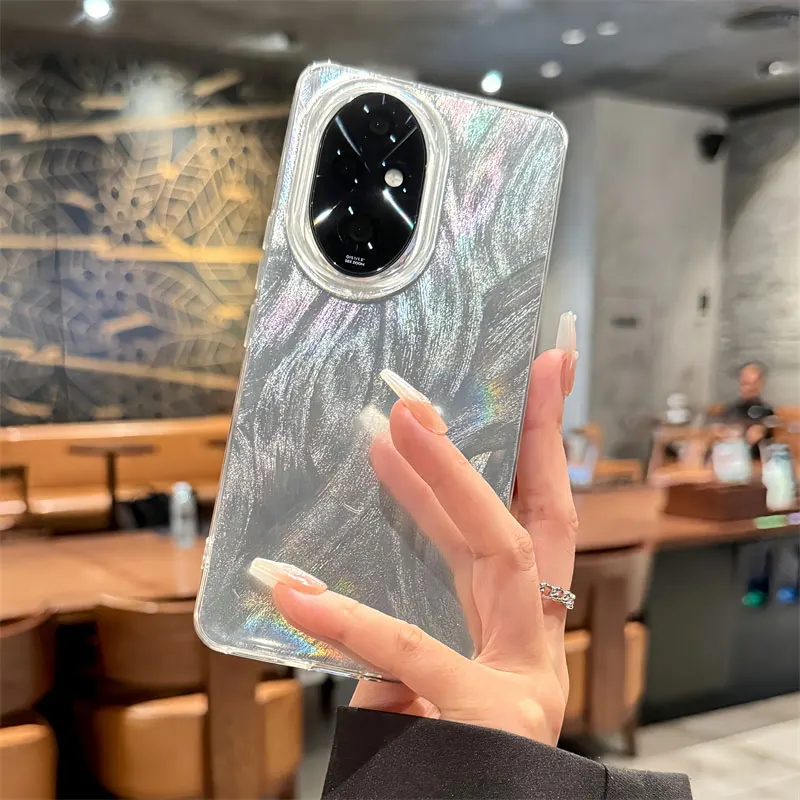 

Shiny Glitter Luxury Case For Huawei Honor 200 50 70 100 90 Nova 9 SE 10 11 12 pro IMD Shockproof Lens Protector Case Honor200