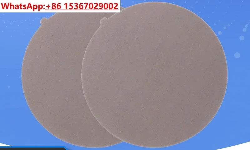 

2PCS Experiment Polishing Cloth Metal Sample Polishing Grey Lint Polished Fabric