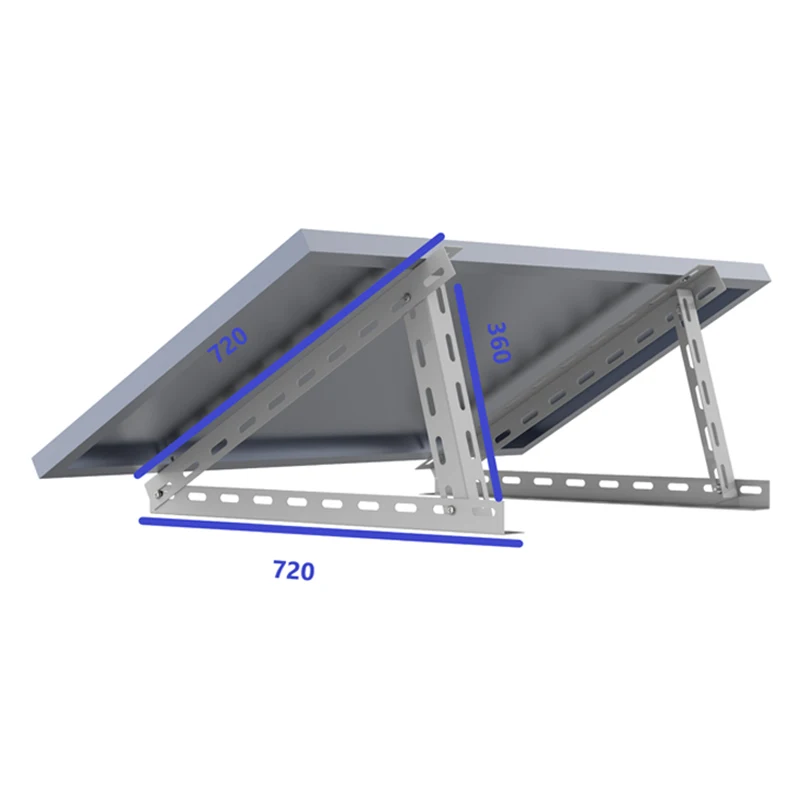 Simple Solar Panel Photovoltaic Battery Assembly Universal Bracket 10W 100W 200W 300W installation Fastening Connecter