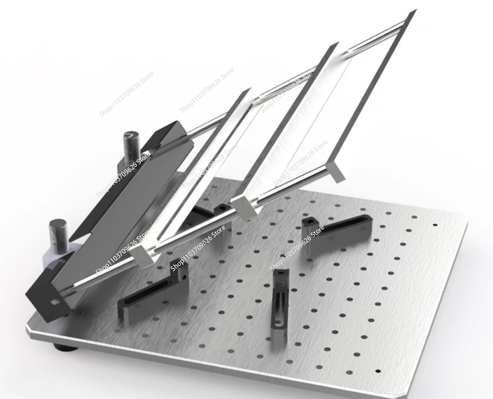 

PCB Steel Mesh Solder Paste Printing Table Precise SMT Manual Small Screen Printing Machine Hand Table