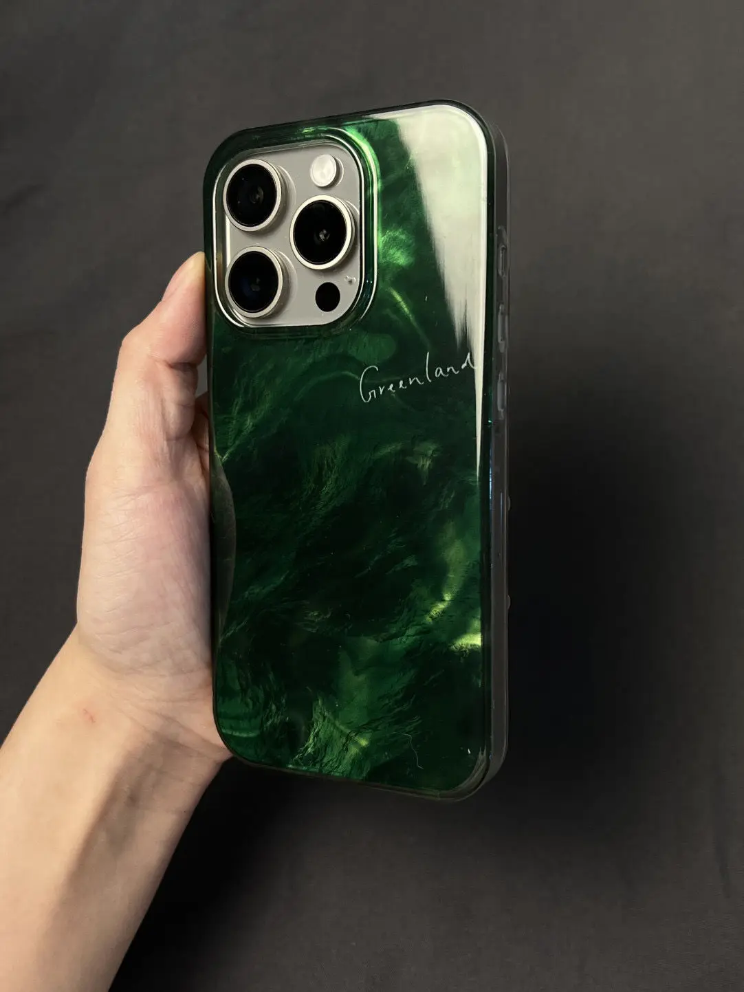 Gradient iPhone12 for iPhone16plus case iPhone16pro Smudge iPhone14 Green iPhone15 Drop resistant iPhone11