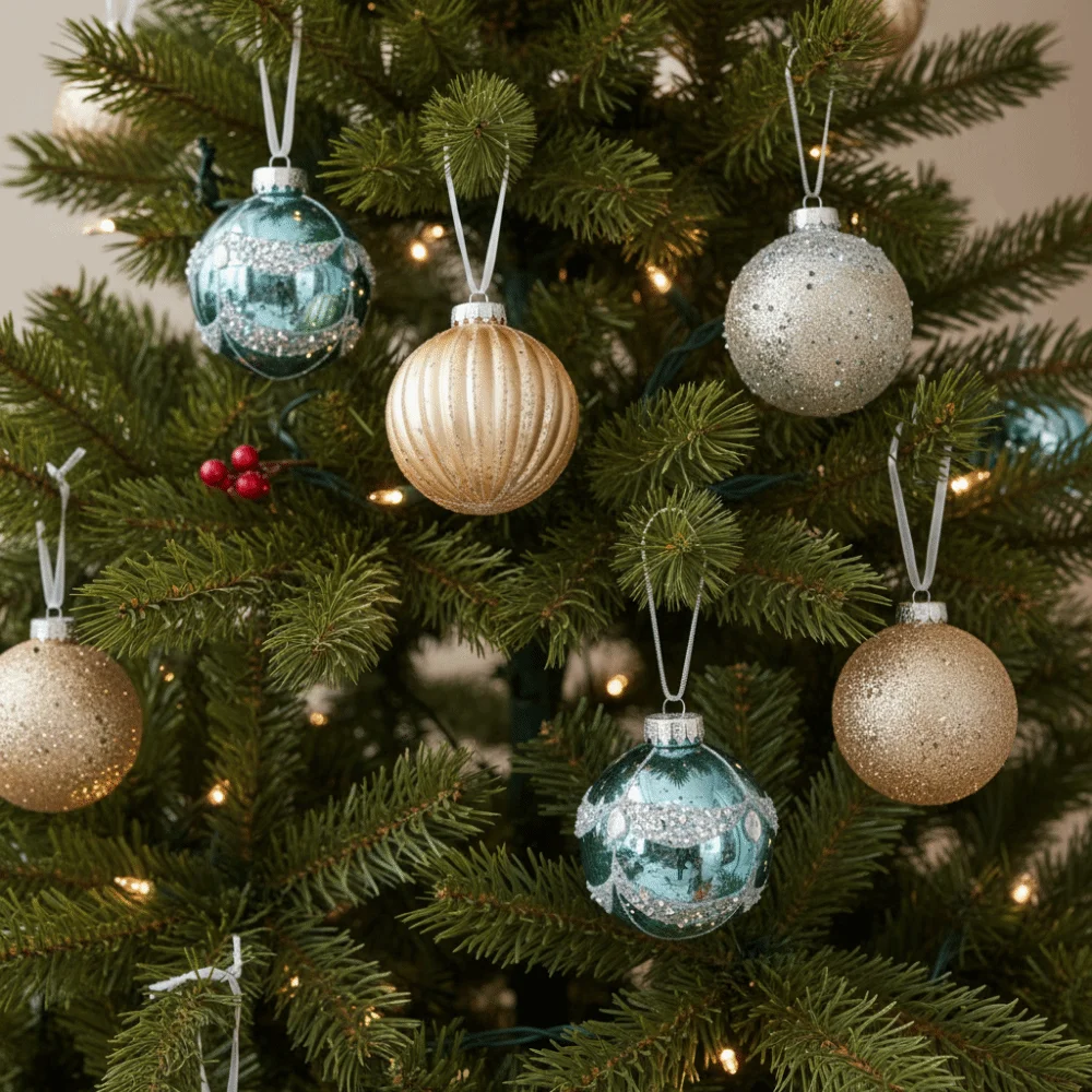 

9Pcs 8cm Christmas Balls Shatterproof Irregular-Shaped Christmas Hanging Pendants Decorative Plastic Christmas Tree Decoration