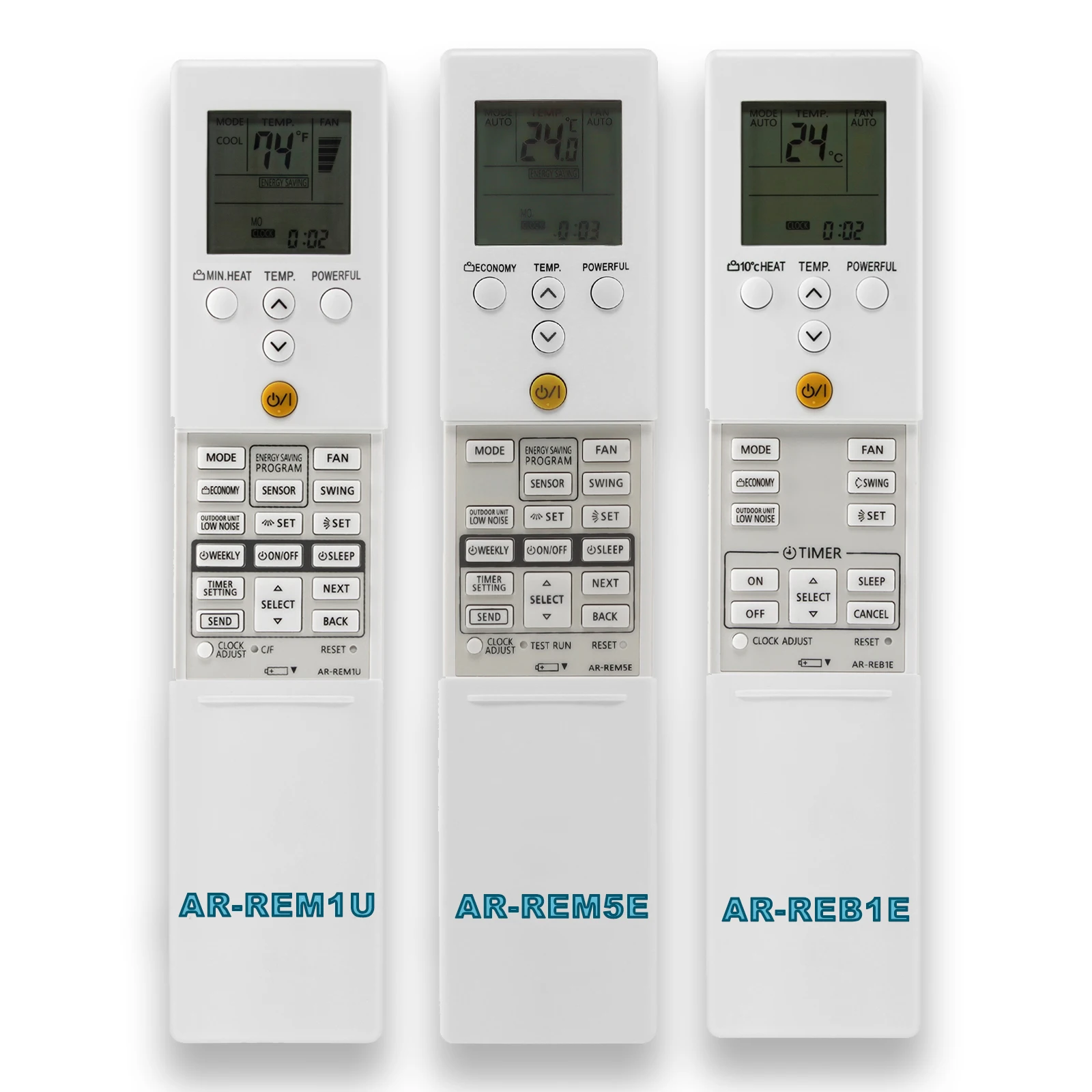 New Replacement Remote Control AR-REM1U/ AR-REM5E/ AR-REB1E for Fujitsu General Air Conditioner Fit for AR-REM6E AR-REM7E