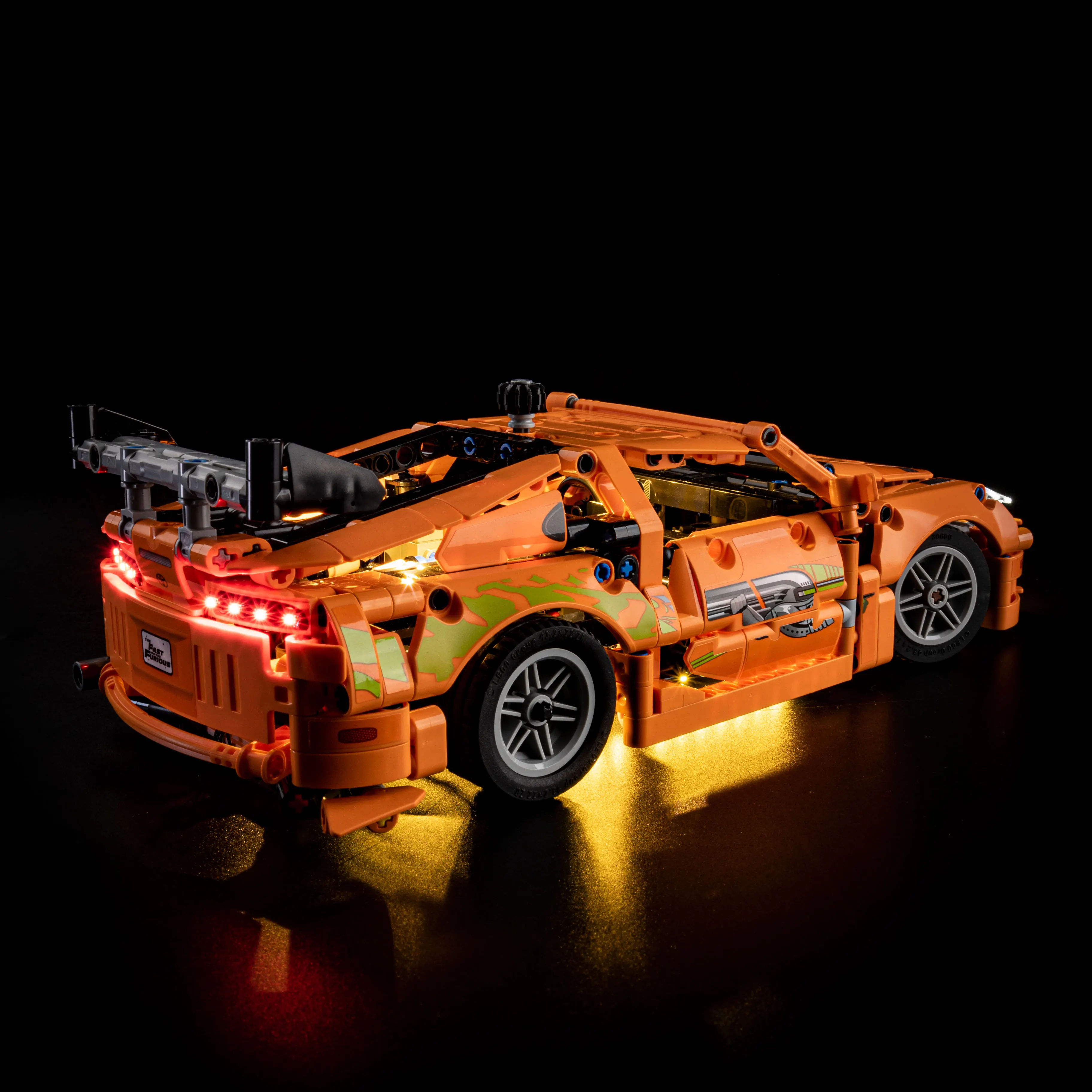 مجموعة إضاءة LED من EASYLITE لسيارة Toyota Supra MK4 42204 مجموعة مصابيح مكعبات بناء السيارة مجموعة إضاءة ألعاب بدون نموذج