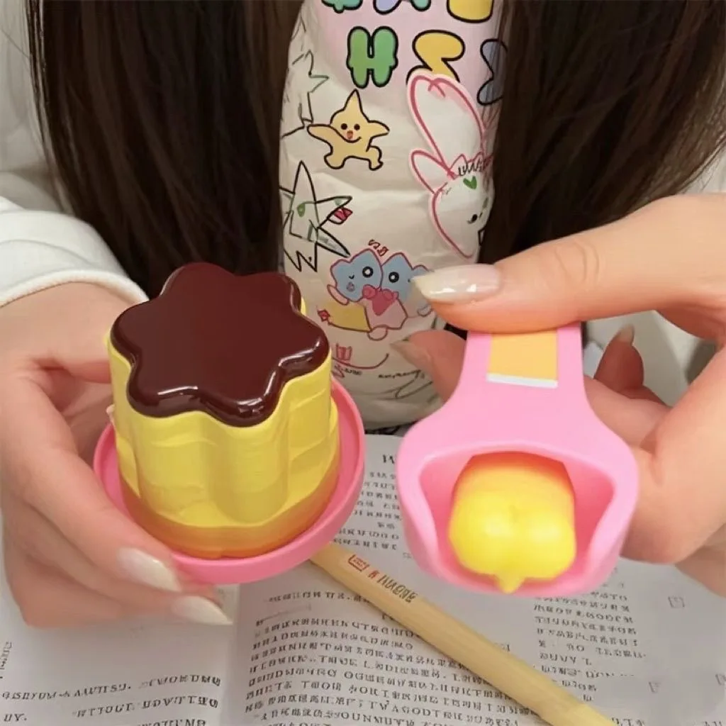 Cute Jelly Pudding Feeding Toy Simulation Pudding Spoon Set Kids Play House DIY Feeding Toy Gift Props Dollhouse Accessories