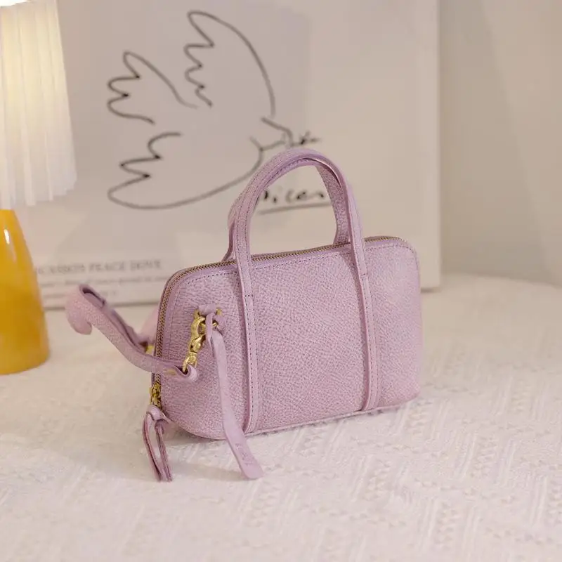 PNDME schlichte Vintage-Damenhandtasche aus echtem Leder, von Modedesignern handgefertigt, aus Rindsleder der ersten Schicht, Schulter- und Umhängetasche – Detail 17