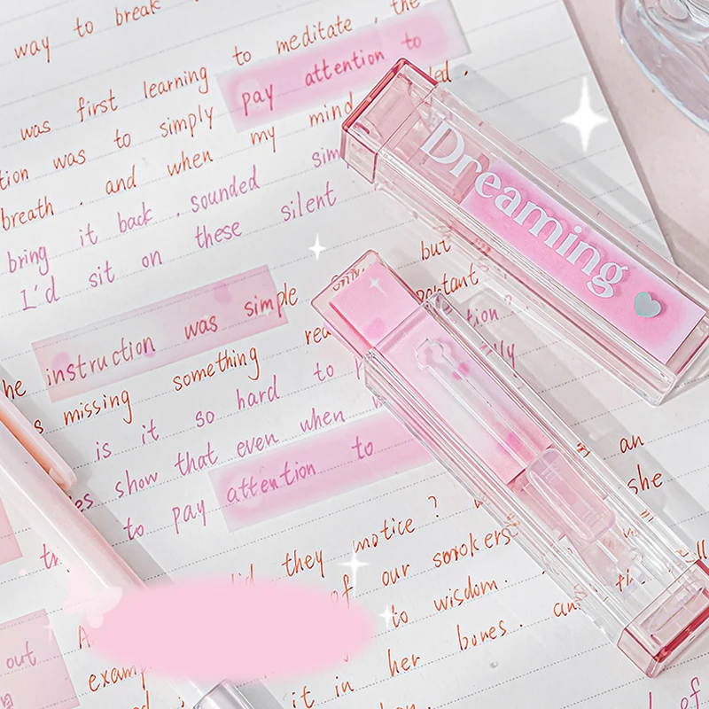 120 Sheets Sticky Notes Flag, Lipstick Shaped Index Tabs, Index Flag, Bright Colors Page Index Stickers, Translucent Page Marker