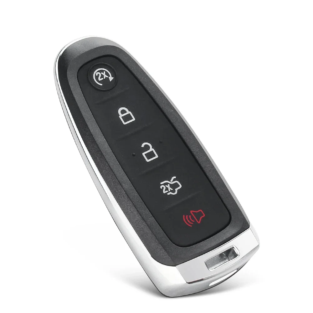 Dandkey-フォードエクスプローラ用の車のキーカバー,5つのボタン,フレックスエスケープ2011 2012 2013 2014 2015