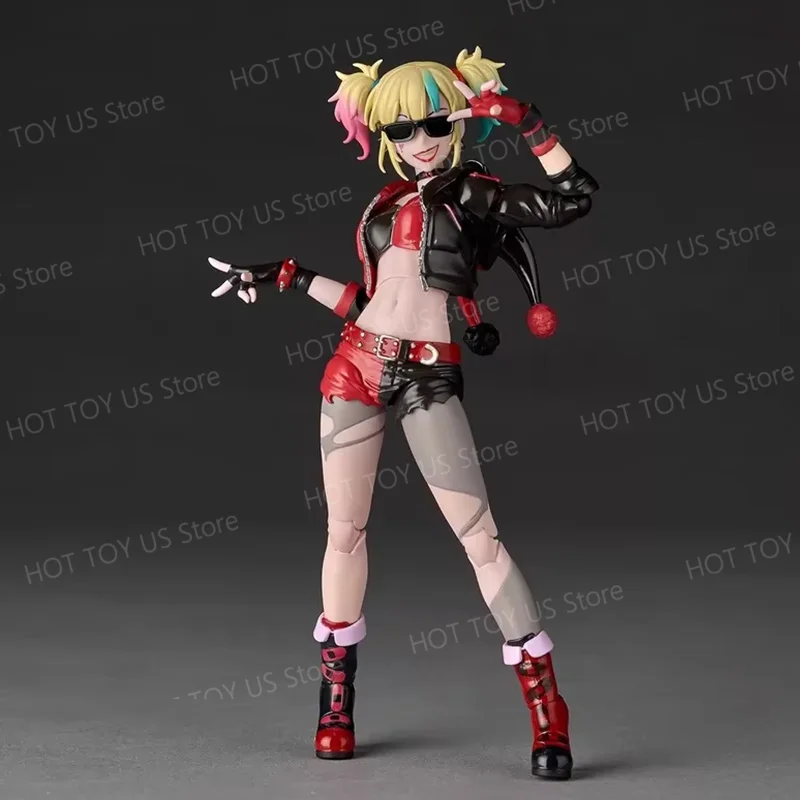 In Stock Kaiyodo Harley Quinn Revoltech AMAZING YAMAGUCHI Suicide Squad The Clown's Girl Movability Model Toys view 2