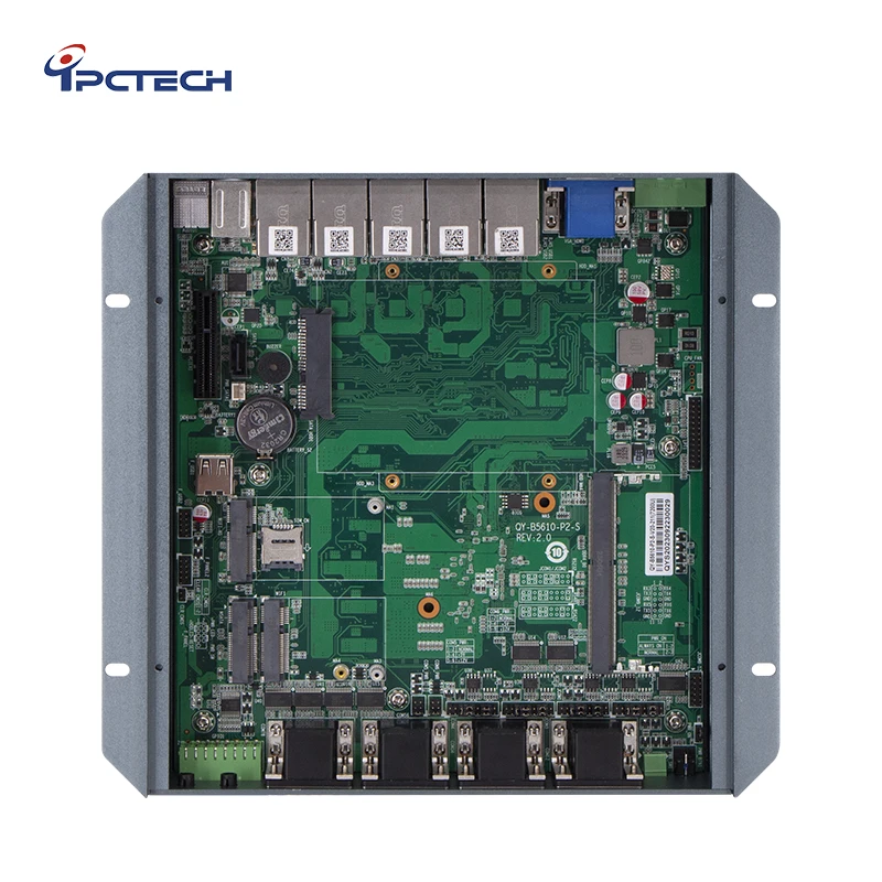 Qiyang ODM/OEM Industrial Embedded Mini PC I3/i5/i7 CPU Linux/Win10 11 System Fanless Box PC for Rail Traffic
