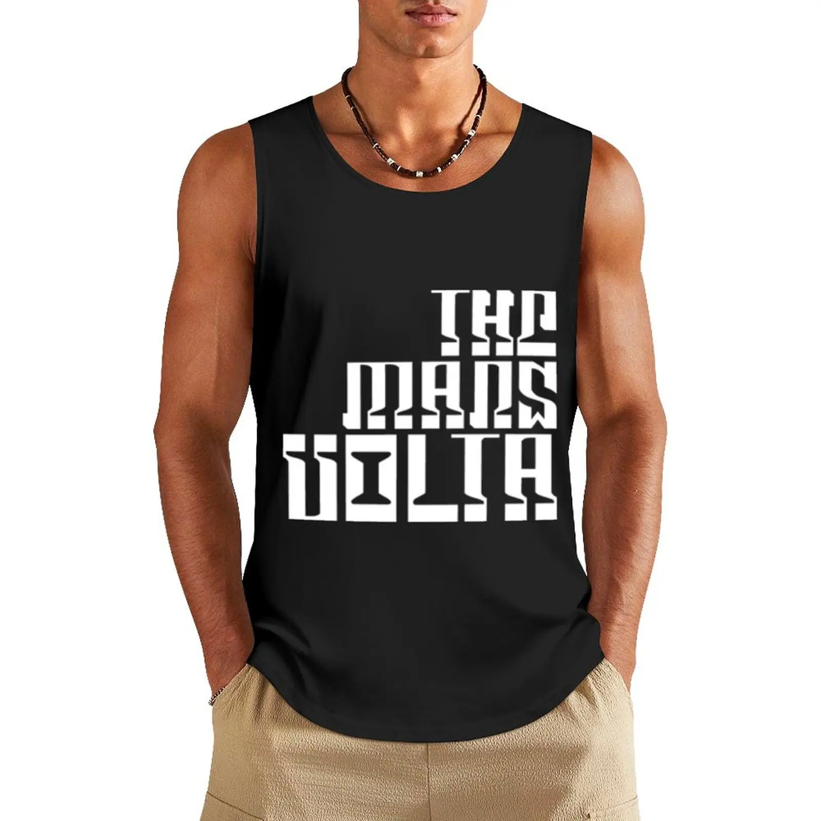 

The Mars Volta band logo Tank Top Vest men clothes anime clothes T-shirt for fitness