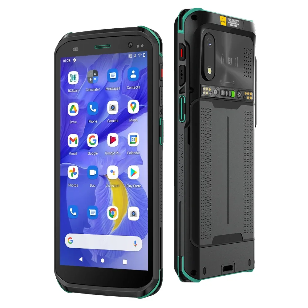 

2022 6 inch 4G Android 11 Qual comm IP68 1D 2D Barcode Zebra GMS 64G Handheld Rugged PDAs Warehouse Mobile Data Terminal