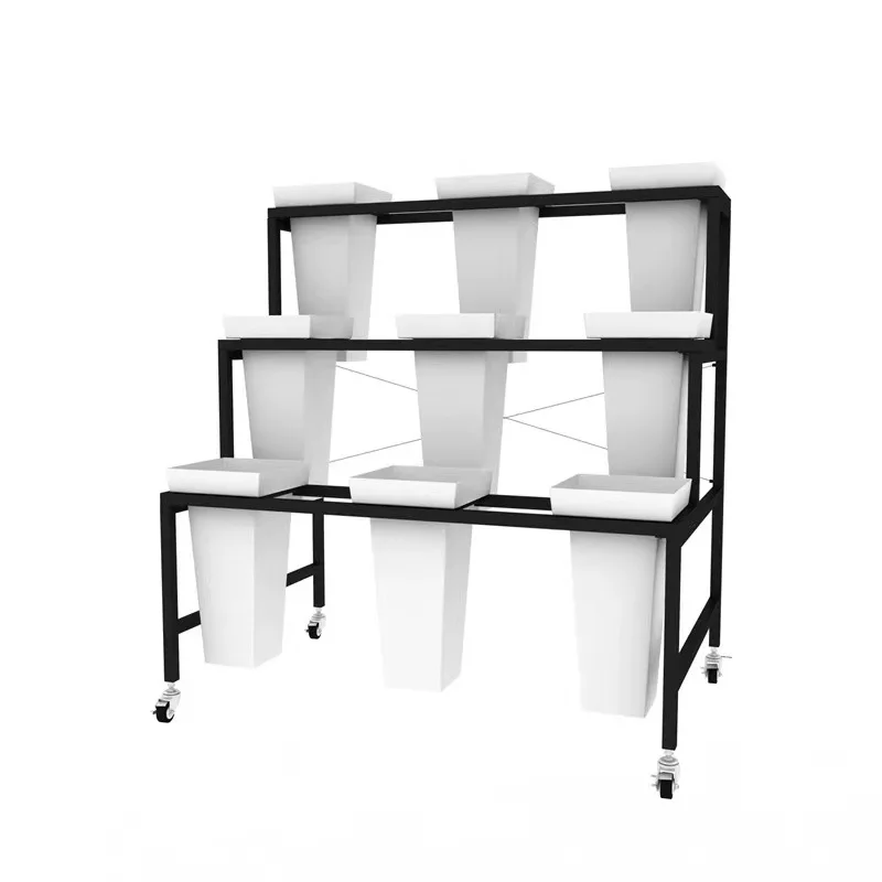 

Стеллаж для цветочного магазина. Свежая полка от пола до потолка. Многослойная портативная и удобная для перемещения.