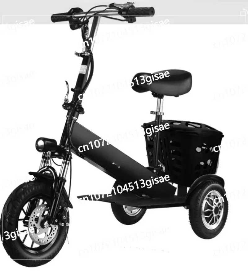 Electric Small Three-wheel Scooter Foldable Adult Pick-up and Drop-off Children's Electric Scooter