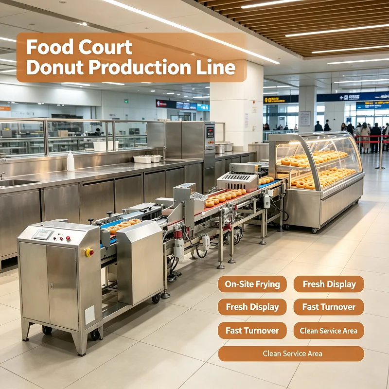 Donut Maker Machine Commercial Automatic Fryer Production Line Doughnut Forming Equipment for Store