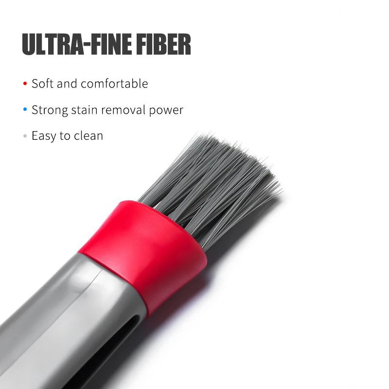 Car Air Vent Double Head Brushes Multifunction Auto Air Conditioner Car Cleaning Tools Dusting Interior Detailing Tool Brush image 6