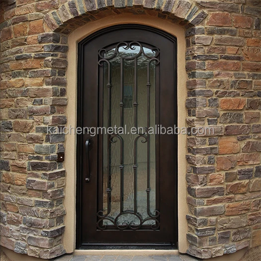 Support Customization  Iron Gate Door Prices  Wrought Iron Double Door  Wrought Iron Door Model