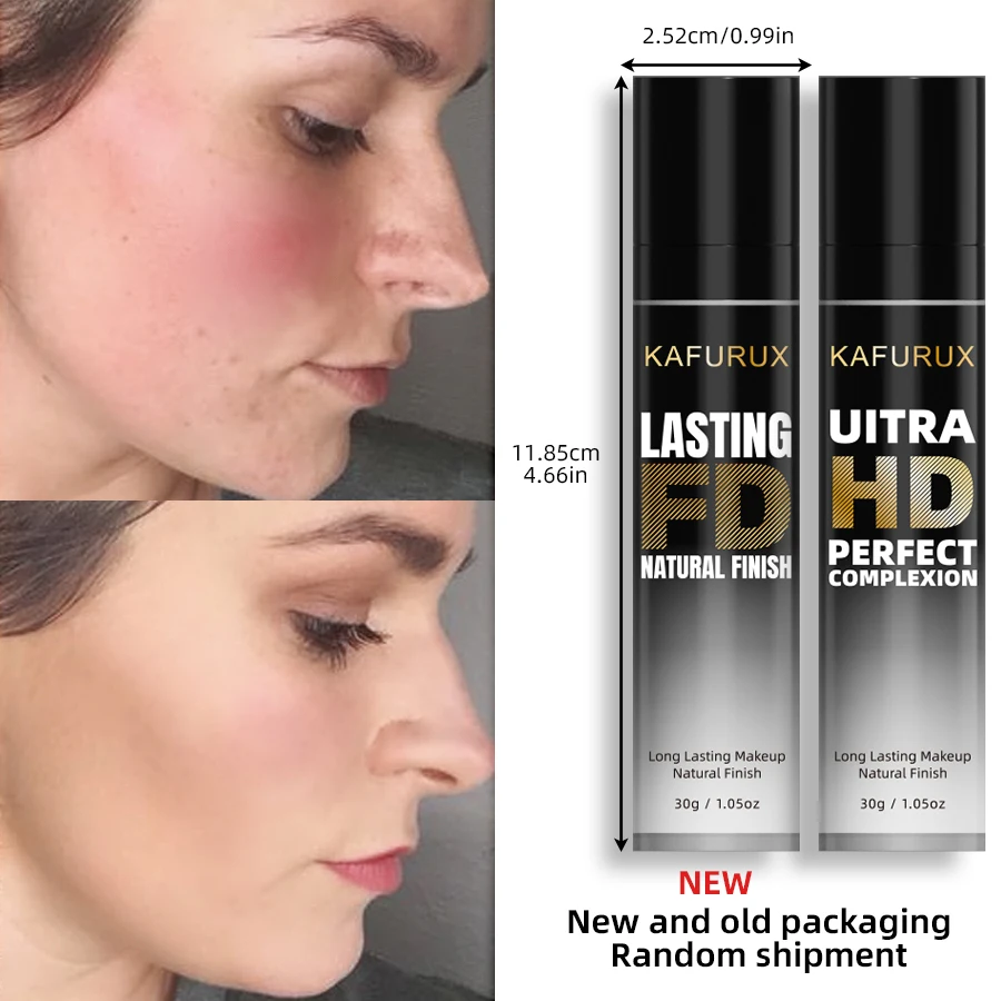 8-kleuren Face Foundation Cream Oil-Control Waterproof Natural BB Cream Lasting Concealer Liquid Volledige dekking Matte Base Makeup