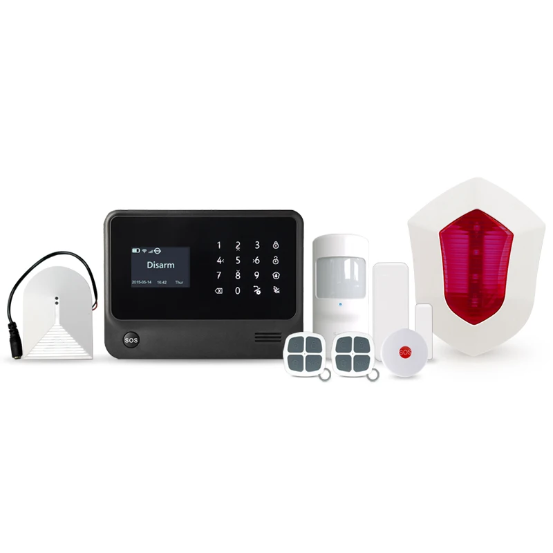 Golden Security supply hot sale G90B plus smart home WIFI GPRS GSM alarm system home burglar alarm