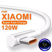 120W Fast Charger USB A to Type C for Xiaomi Redmi