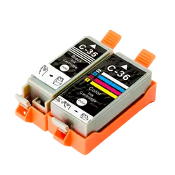 PGI-35 PGI35 CLI-36 CLI36 Compatible  Ink Cartridge for Canon PIXMA IP100 iP110 IP100B TR150 Printer