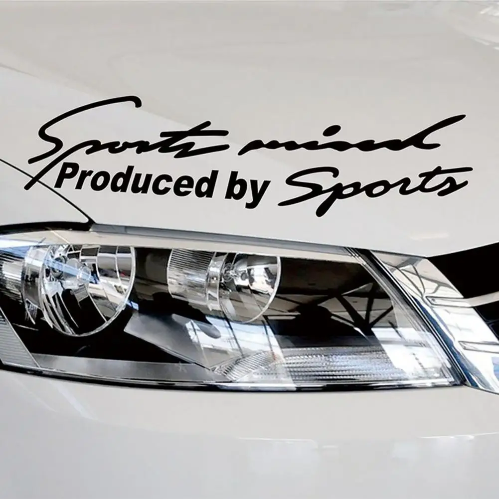 Self-adhesive  Cool Sports Mind Produced by Sport Sticker PET Exterior Car Sticker Creative