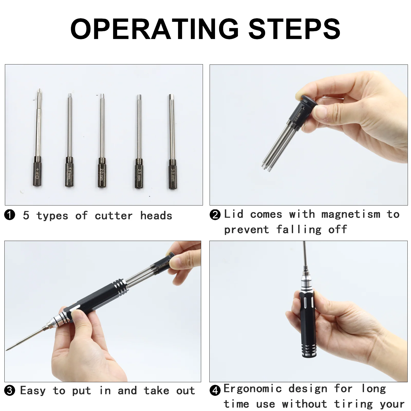 TYHM 5 في 1 سداسية مفك أداة إصلاح مجموعة ل RC هليكوبتر طائرة بدون طيار الطائرات RC سيارات RC قوارب RC نموذج