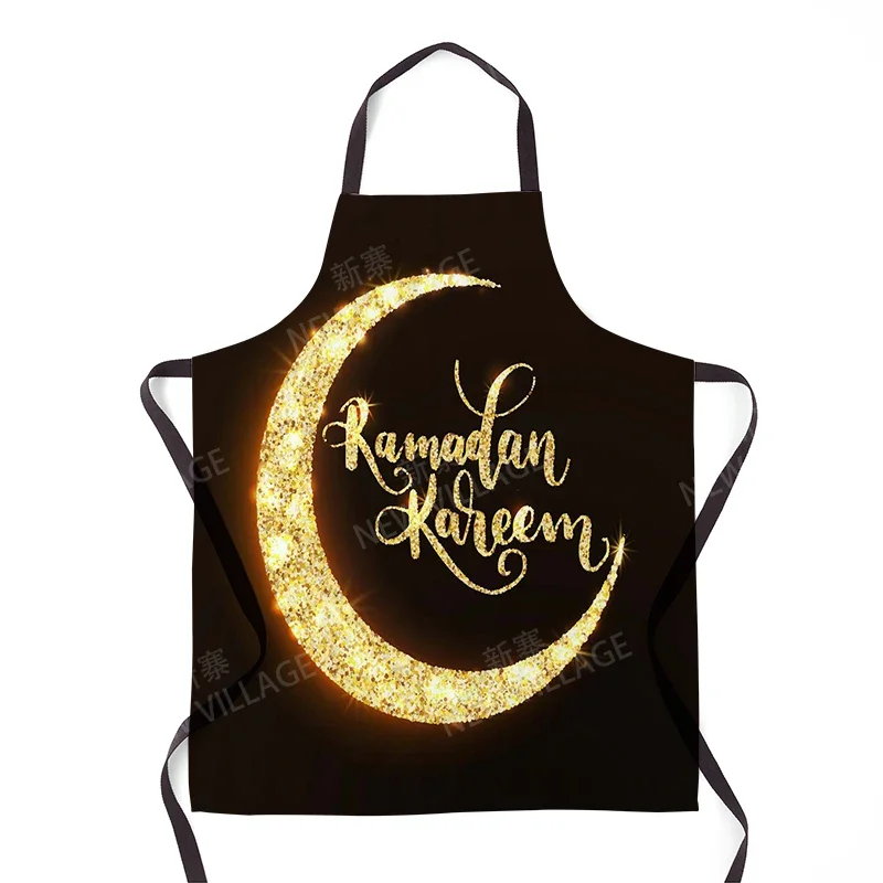 Women's kitchen apron Restaurant chef barber barman castle magic and moon apron Waterproof apron for menand child painting apron