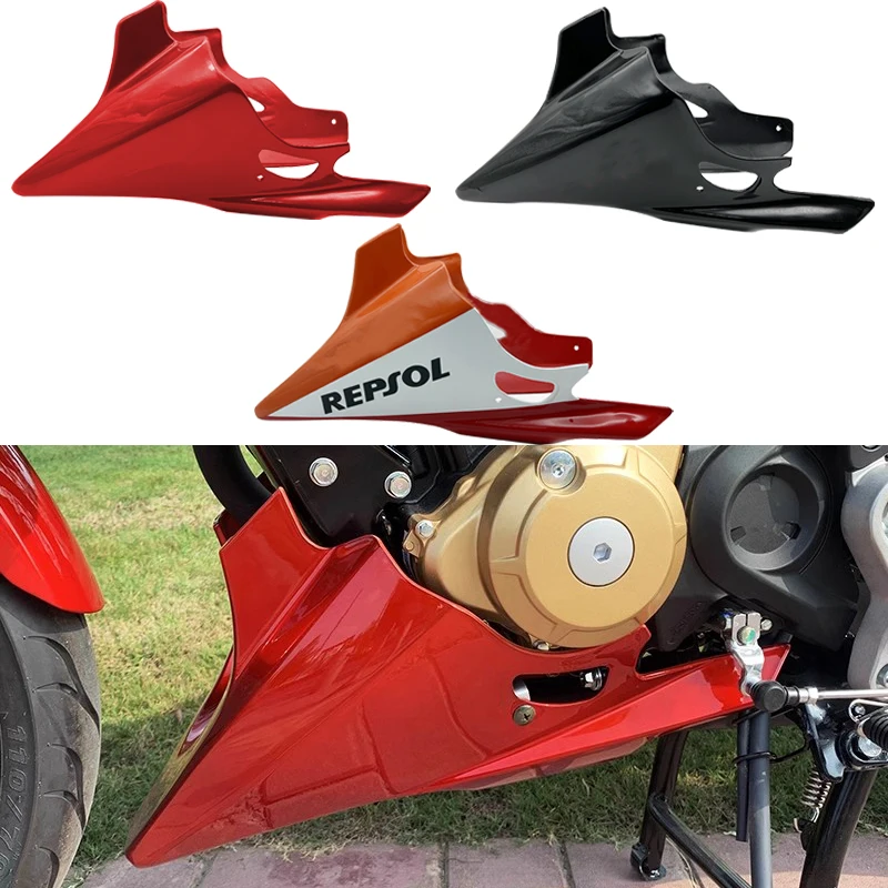 Para Honda CB190R CB190 190R CBF190R Belly Pan motocicleta carenado inferior chasis cubierta protectora de motor capó rojo