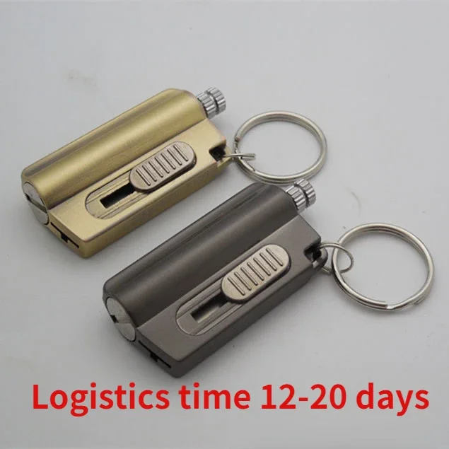 Personalized metal matchstick keychain art knife, igniter disassembly express delivery outdoor gift cigarette accessories