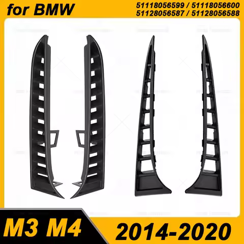 for 2014-2020 F80 F82 F83 BMW M3 M4 Side Front and Rear Bumper Grid Grille Trim 51118056599 51118056600 51128056587 51128056588