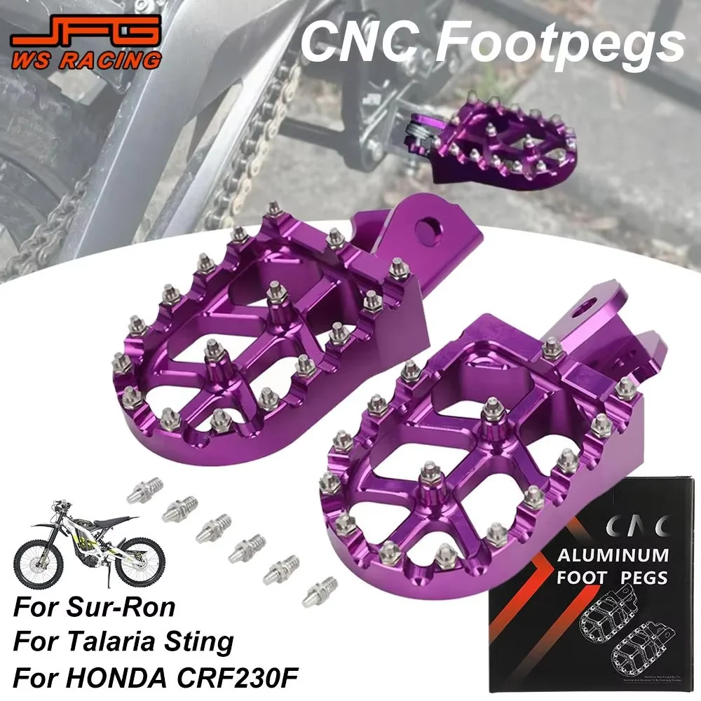 

For Surron CNC Foot Peg Motorcycles Footpeg Footpedal For Talaria Sting Sur Ron Lightbee CRF 150F 230F Electric Bike E-bike