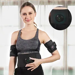 New abdominal muscle burst sweat belt electric muscle stimulator biceps abdominal EMS massager