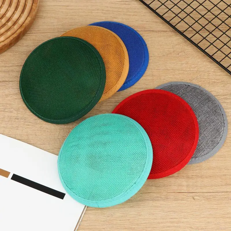 Hot 13CM Fascinator Bases Hat DIY Hair Accessories Wedding Millinery Material Cap Women Party Dinner Chapeau Fascinators Base
