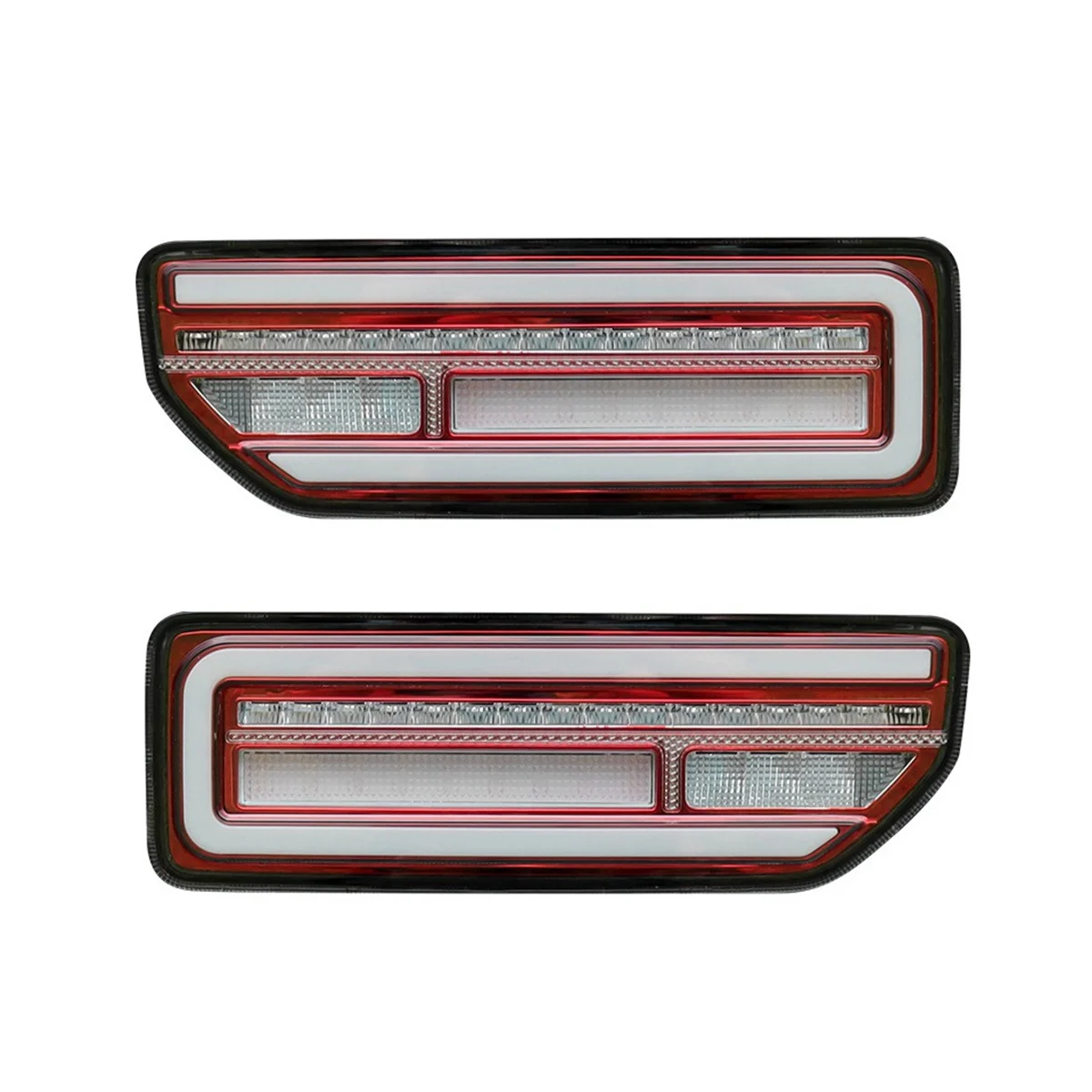 

For Suzuki Jimny JB64 JB74 2019-2023 Car LED Brake Turn Signal Tail Light Lamp Trim Replace Accessories ,Red