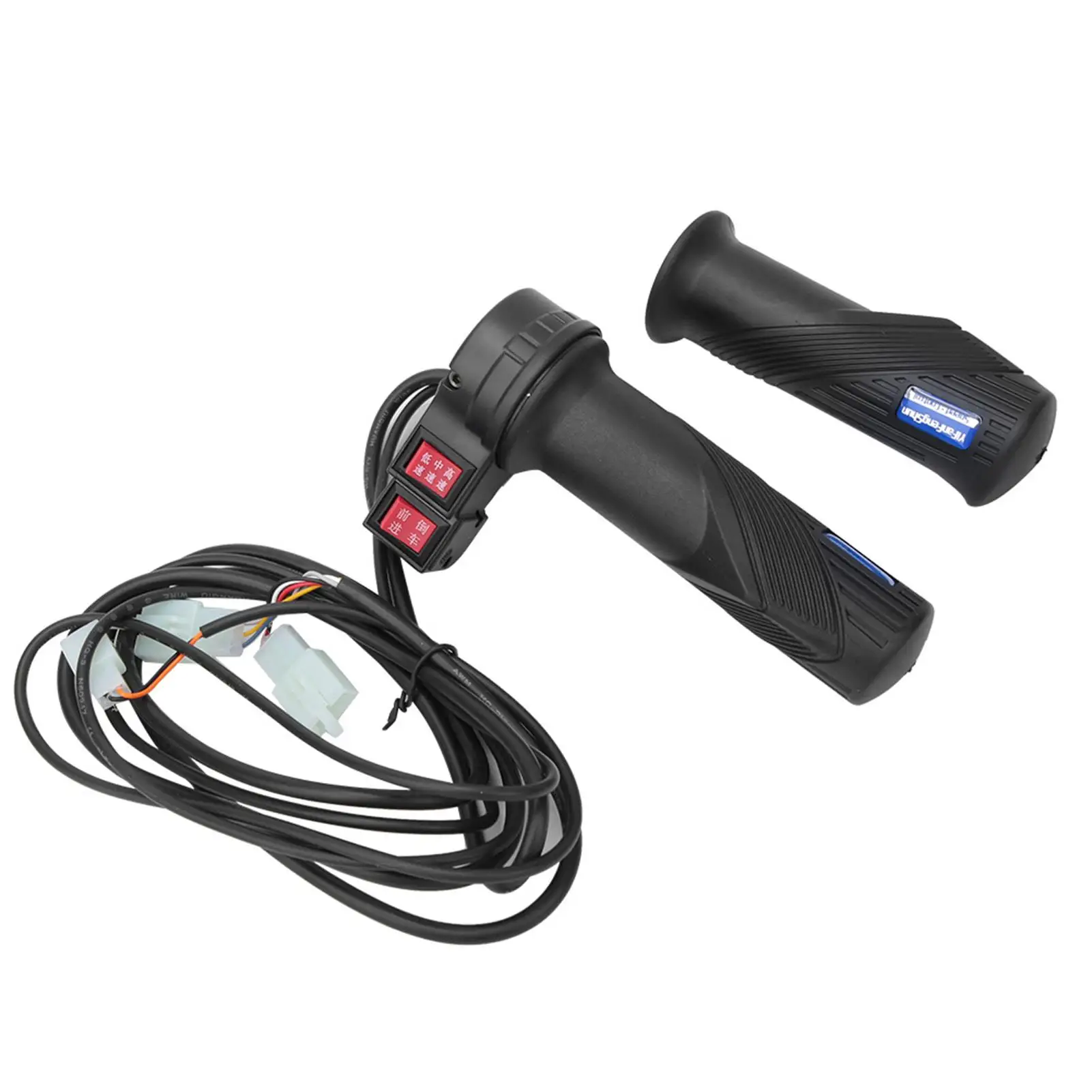 Scooter Speed Grip Throttle Handle w/ 2M Wire for 12 -99V Electric - Universal Forward Reverse Gear, Stable & Compact