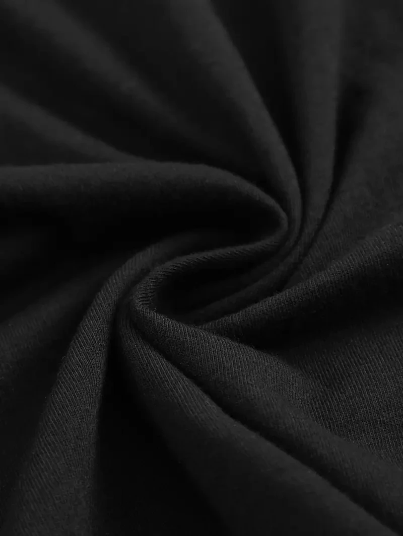 تي شيرت نسائي من Sanrio بنمط الرسوم المتحركة Kuromi - تي شيرت لطيف كاواي صيفي من القطن الخالص كاجوال مريح فضفاض بأكمام قصيرة #5