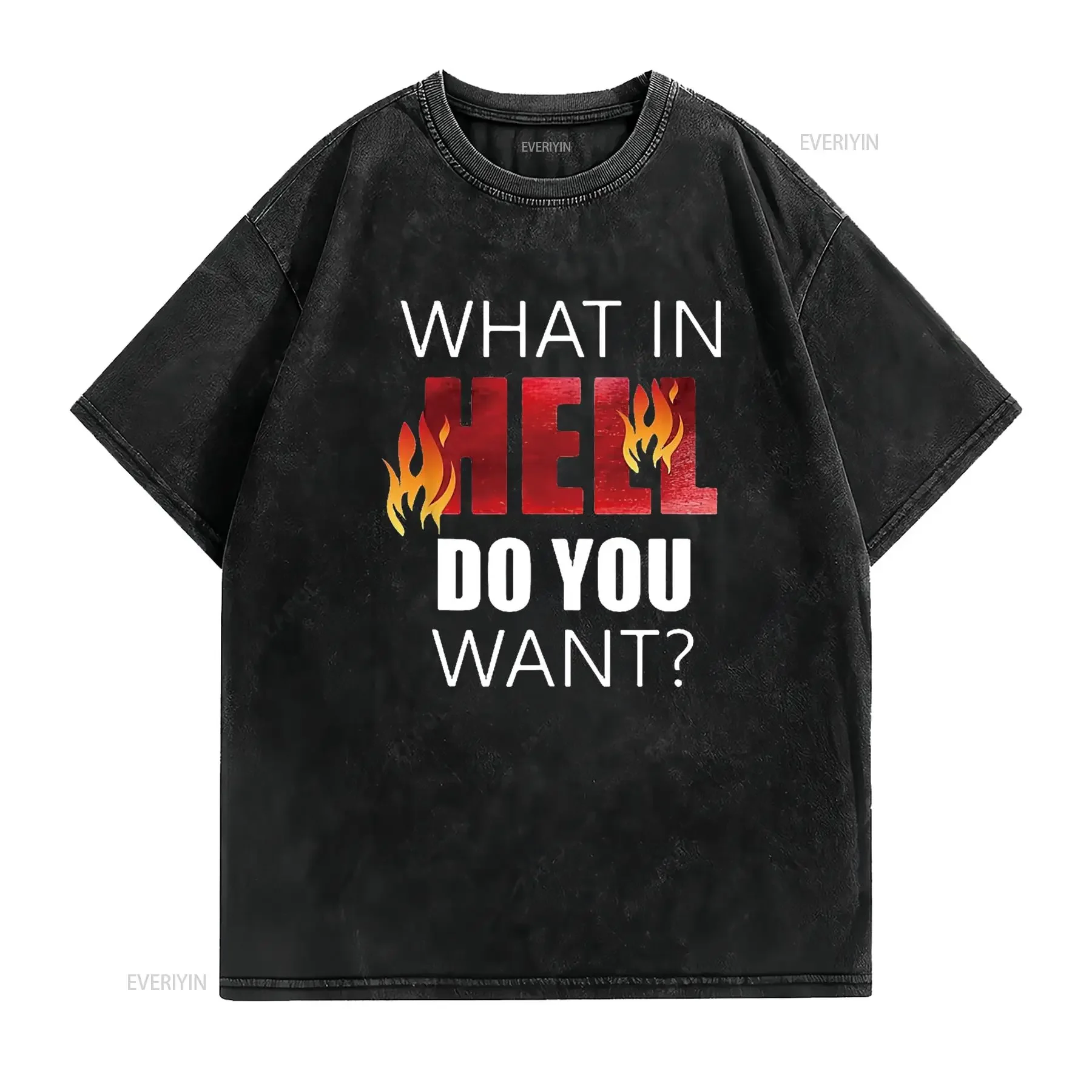 Womens What In Hell Do You Want Evangelism Ministry Church Outreach T Shirt Black Medium vintage Washed graphic homme Stretched