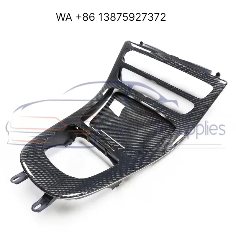 Wmwmnu Carbon Fiber Center Console Trim for W213 E Class E53 E63 S LCI 2019+ Gear Shift Surround Interior