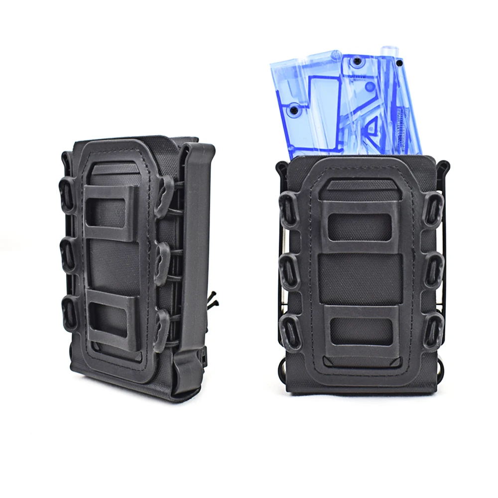 Universal 5.56 7.62 Soft Shell Fast Mag Pouch Fastmag Carrier Molle Clip Tactical Hunting  Airsoft Magazine Holster