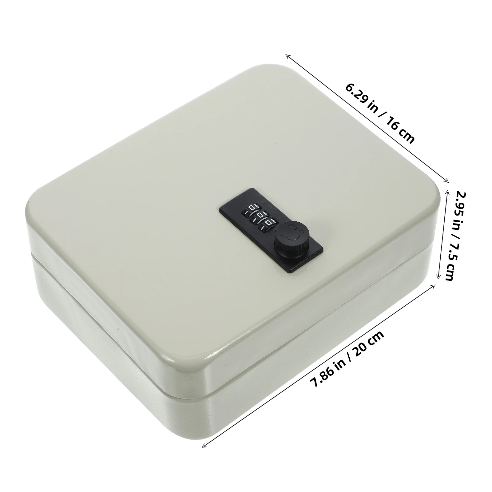 1Set المهنية مفتاح المنظم الحائط خزانة الأمن صندوق حديد خزانة المفاتيح الحائط #4