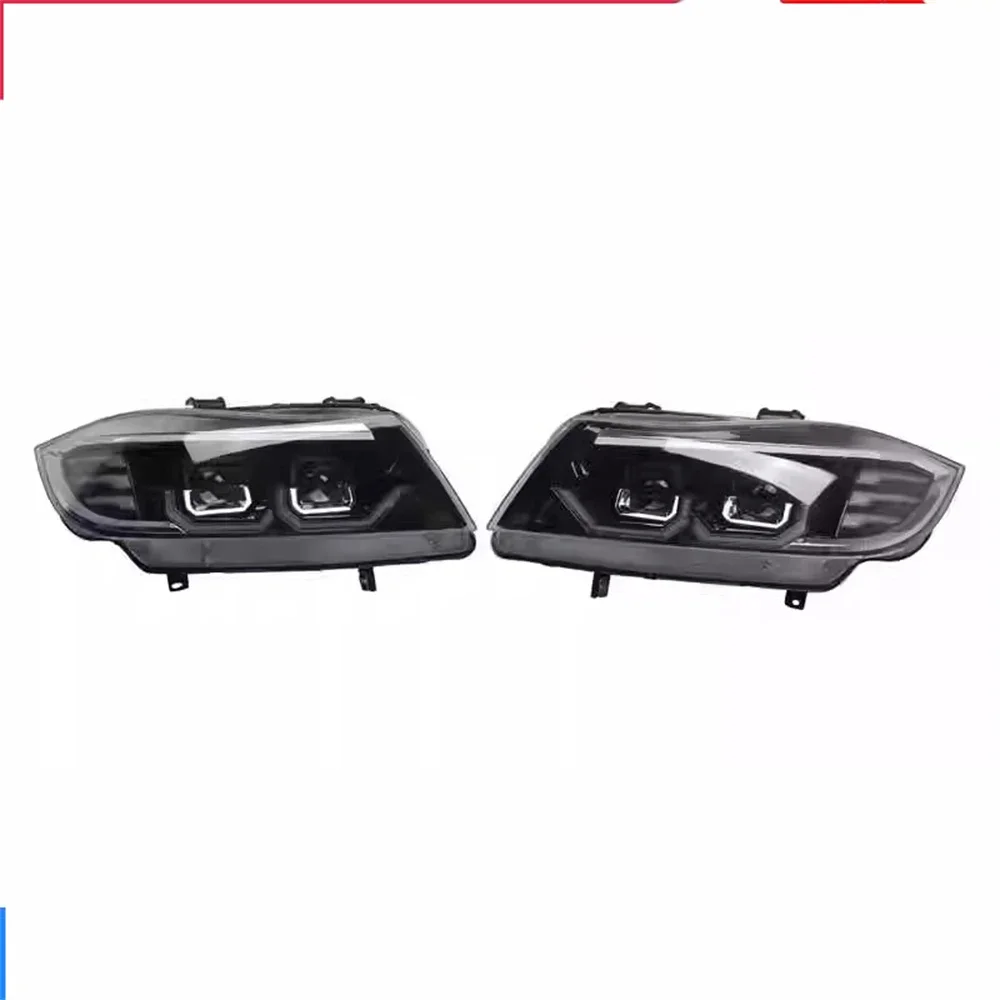 Car modified Headlight assembly For 05-12 BMW 3 series E90 led DRL daytime running light turn signal head lamp 2pcs