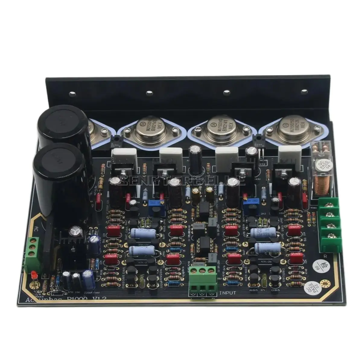 

Based on Accuphase P1000 HiFi Audio Power Amplifier Board Kit Stereo Dual Channel 200W Speaker Amp