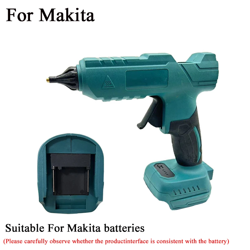 Portable Cordless Hot Melt Glue Gun Home DIY Manual Glue Gun For Makita 18V Lomvum Zhipu Hongsong Li-ion Battery Electric Tools