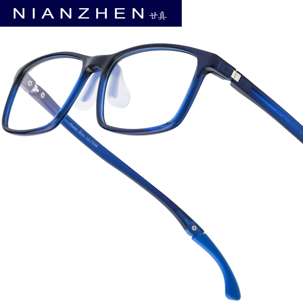 

Очки NIANZHEN TR90 для детей, квадратные, ультралегкие, детские очки, спортивные, нескользящие, регулируемые, модель 60080